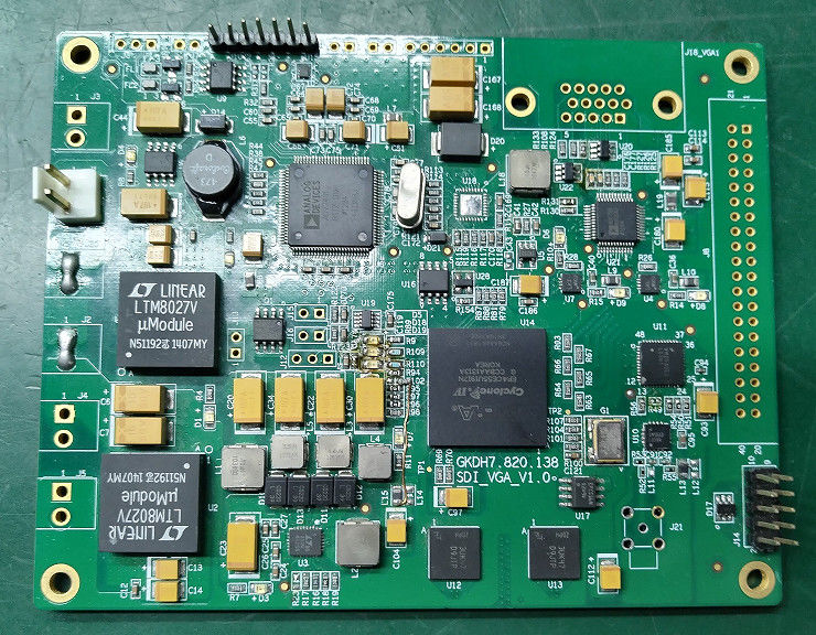 Assemblaggio PCB chiavi in mano del rilevatore d'oro con assemblaggio a griglia a sfera fino a 1200 * 400mm Dimensione