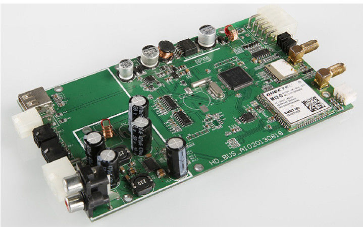 Pcba per l'automobile Bga PCB assemblaggio FR-4 ENIG FPC PCB verde blu Maschera di saldatura 4mil Trace