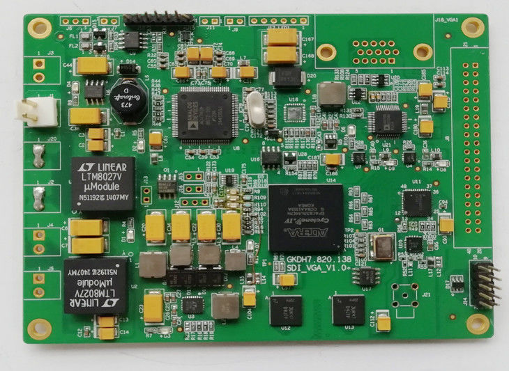 Processo di assemblaggio del PCB a doppio lato HASL ENIG OSP New Energy Circuit Board With Standoffs