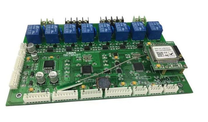 Fabbricazione di circuiti elettronici in Pcba verde seta chiavi in mano PCB ENIG 2U Immersione oro IPC classe II/ III