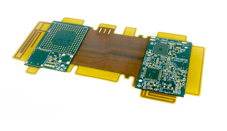 Impresa di assemblaggio di PCB elettronici argento 1-30L controllo dell'impedenza 100 Ohm processo PCBA rigido flessibile