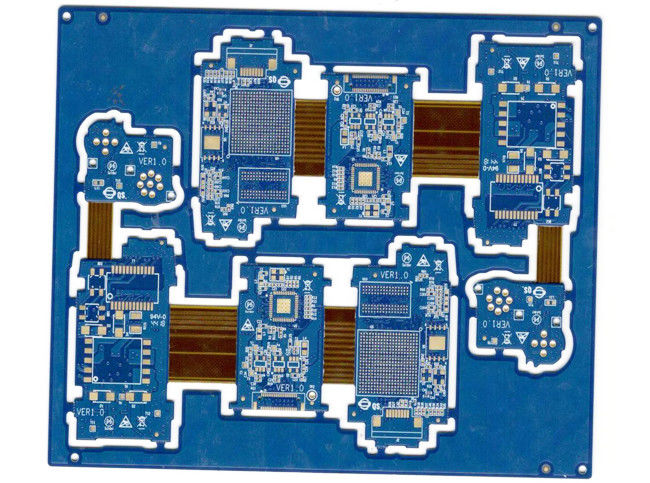 Impresa di assemblaggio di PCB elettronici argento 1-30L controllo dell'impedenza 100 Ohm processo PCBA rigido flessibile