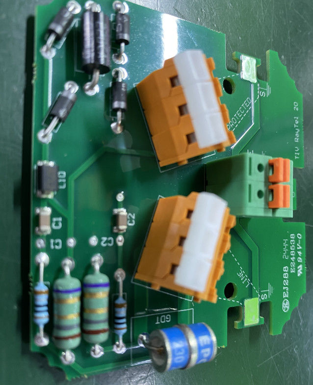 Equipaggiamenti per telecomunicazioni PCB in rame con LW/LS Min. di 0,05 mm e colore nero vetro