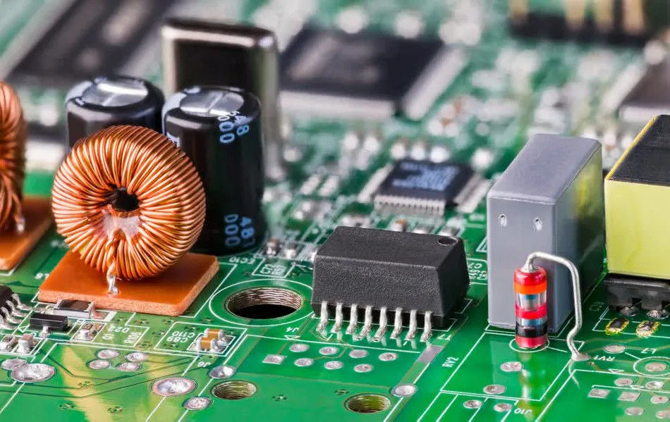 Assemblea elettronica di energia avanzata PCB PCBA con 2-4-6 strati e maschera di saldatura nera