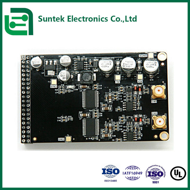 Assemblaggio PCB di alta qualità HDI FR4 nero con controllo dell'impedenza e SMT per veicoli a nuova energia