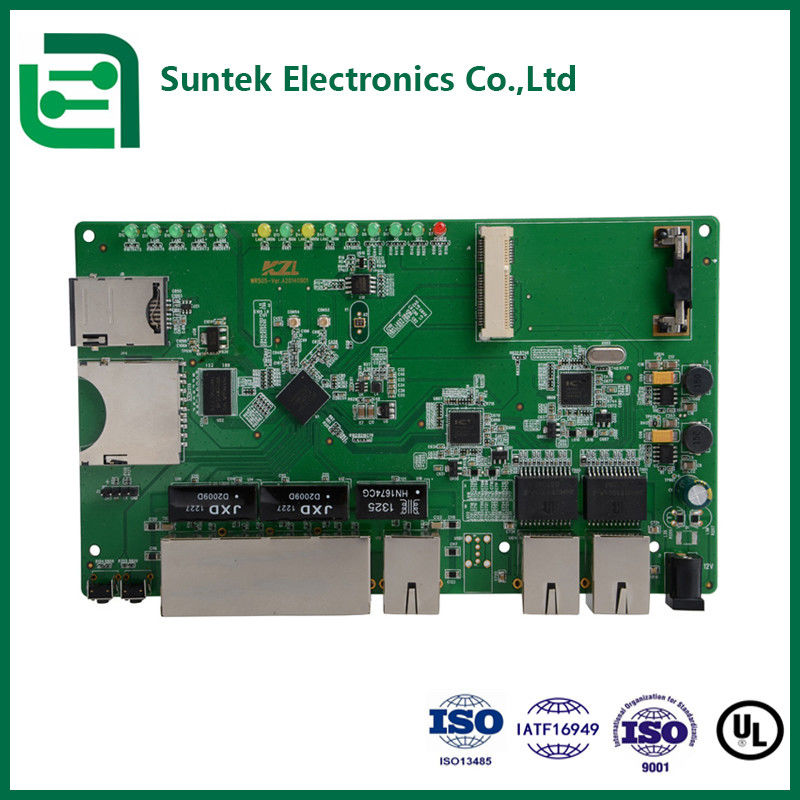 Multilayer FR4 ENIG Prototype PCB Assembly Auto PCB senza piombo HASL UL