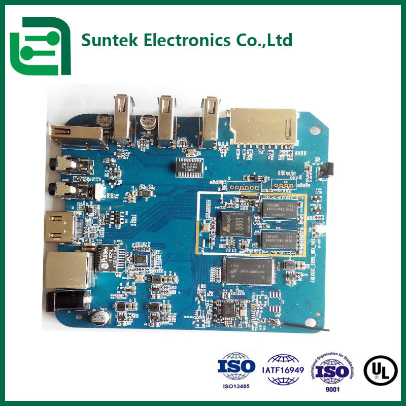Sicurezza industriale ROHS Medical PCB Assembly B Personalizzato con riempimento del foro laser e ispezione a raggi X OFN