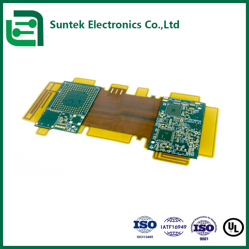 Assemblaggio PCB PCBA a 1-6 strati con maschera di saldatura verde e spessore massimo della scheda 8,0 mm