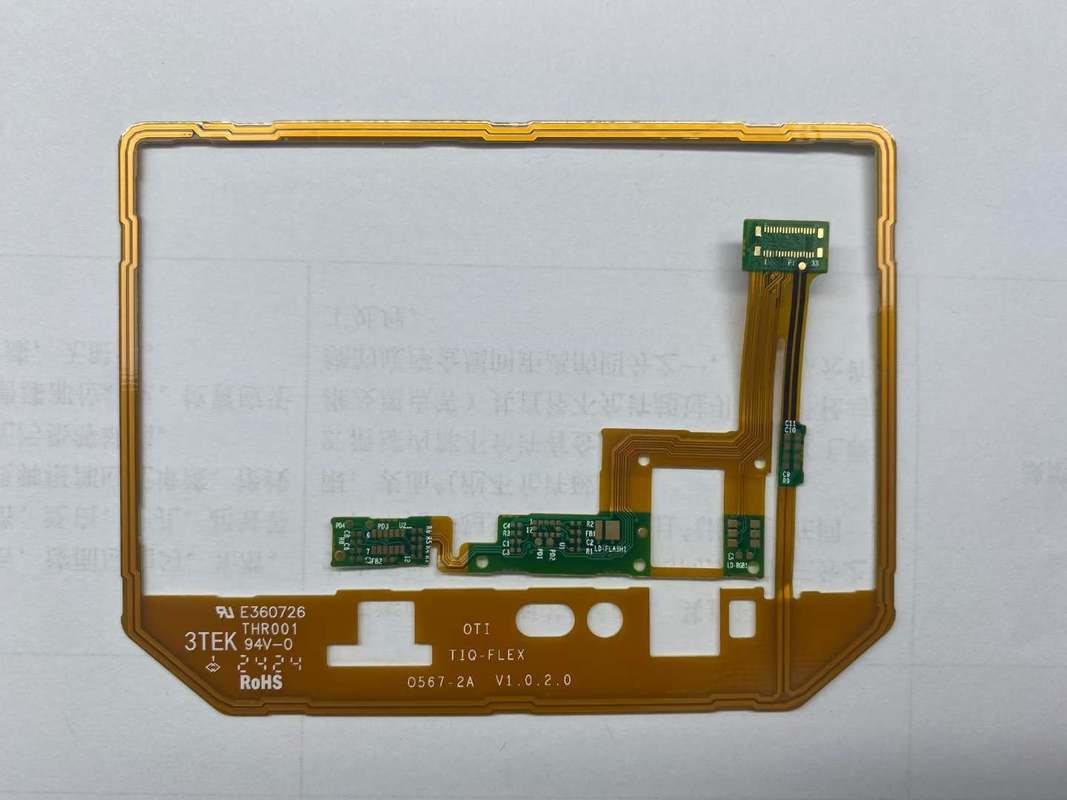Produttore di assemblaggio PCB elettronici 1-30L Controllo impedenza 100 Ohm Processo PCBA rigido-flessibile