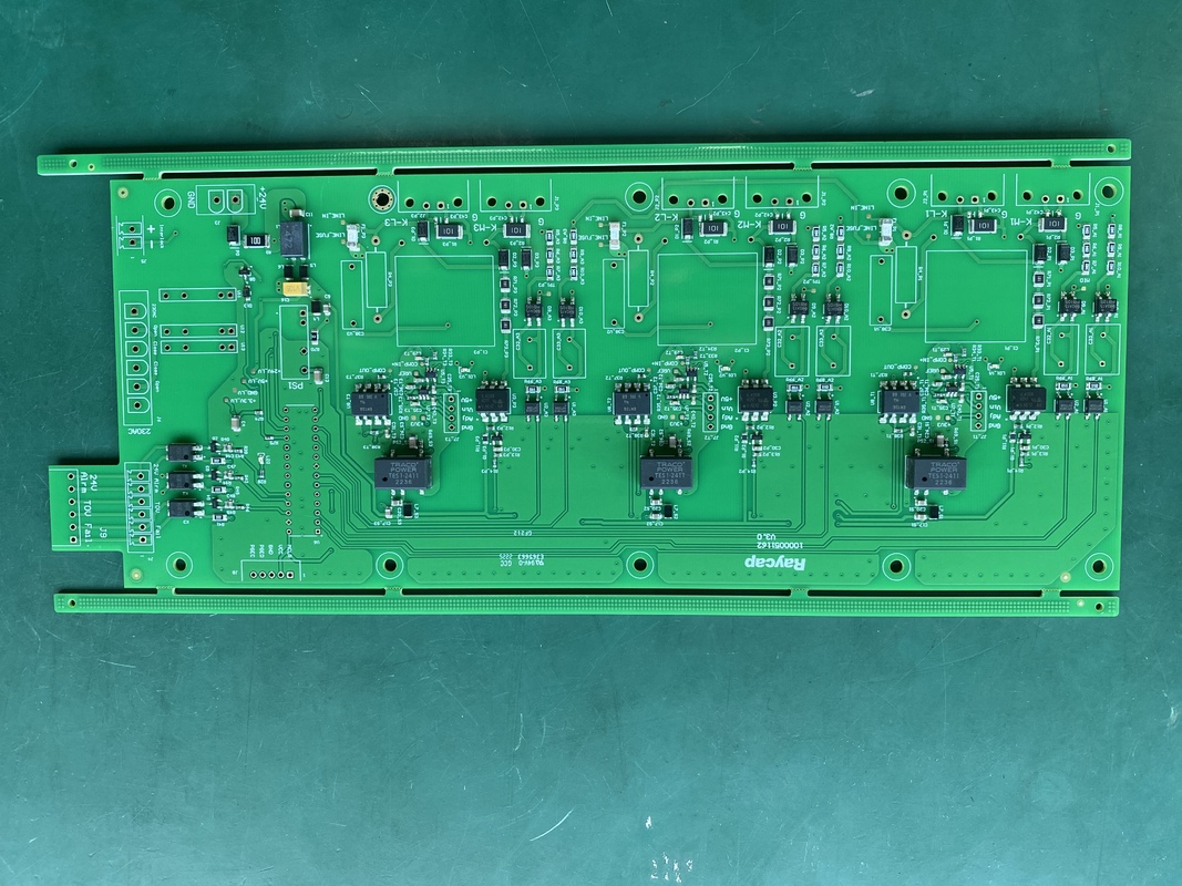 0.1mm Min. Line Width/Spacing Energy Protection PCB Assembly in Green Solder Mask for Long-Lasting Protection