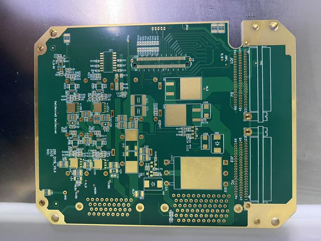 HDI PCB Comunicazione Assemblaggio PCB con 6 strati e finitura superficiale senza piombo HASL adattata alle prestazioni delle reti di comunicazione