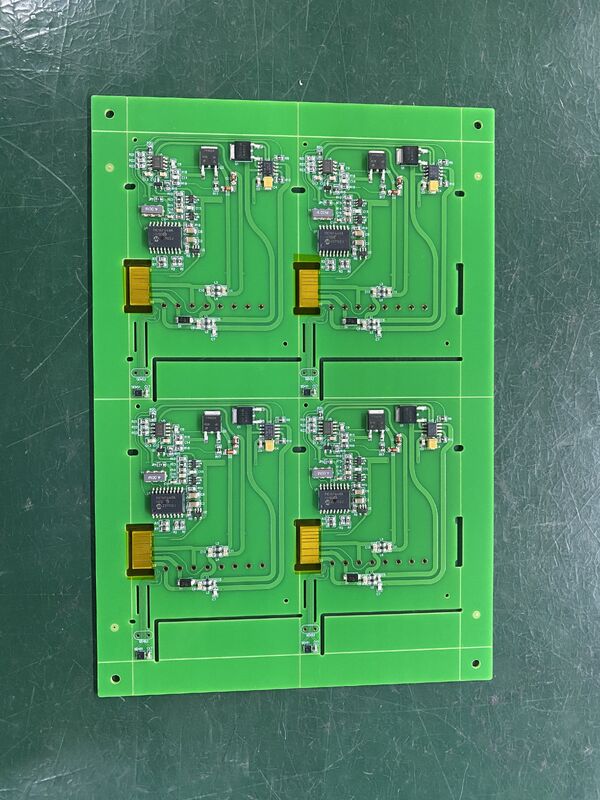 6 Layers Surface Mount Device Assembly White Silk Screen Optimized for Production and Enhanced Circuit Board Performance