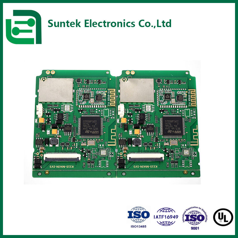 Produzione PCB SMT con nucleo metallico multistrato Certificato UL ROHS ISO9001 Scheda FR4 a 4 strati per automazione industriale