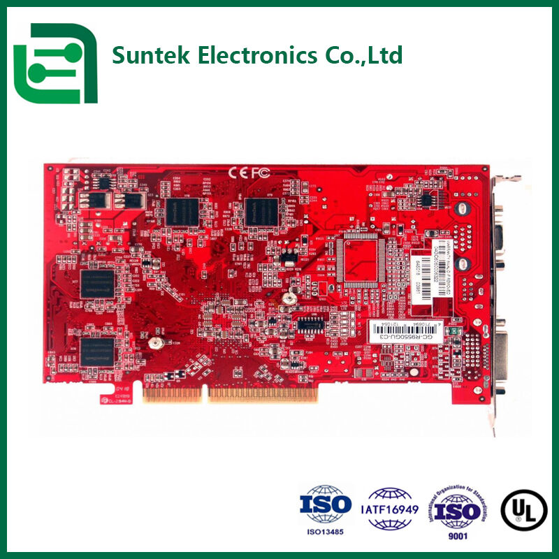 Produzione PCB SMT con nucleo metallico multistrato Certificato UL ROHS ISO9001 Scheda FR4 a 4 strati per automazione industriale