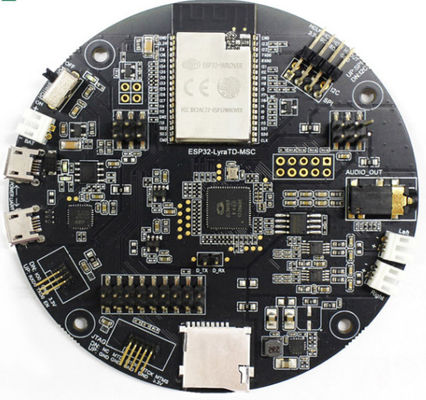 Servizi di assemblaggio per la costruzione di scatole di PCB Rohs Black SMT Assembly Placcaggio in oro rigido