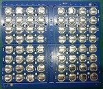 HASL Lead Free Turnkey PCB Assembly FR4 Tg135 RoHs Blu Soldermask