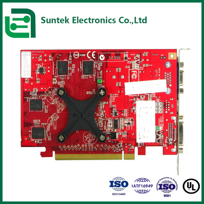 High-Speed PCB Gold Finger Board 8L con finitura ENIG